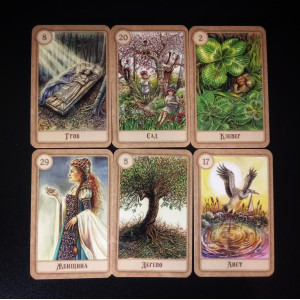 КАЗКОВА ЛЕНОРМАН (FAIRY TALE LENORMAND) в дерев'яній коробці. Photo 3